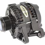 11-   Mustang Alternator 250 Amp 6 Groove Black - DISCONTINUED