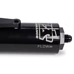 6 AN Fuel Filter With Shutoff Black 100 Micron