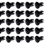 Oval Head Dzus Buttons .550 Long 50 Pack Black