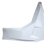 Left Arm Guard LH White For Saftey Cage