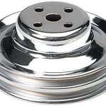 65-66 Ford 289 Water Pump Pulley Chrome 2 Grv