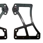 Sprint Car Front Motor Plate Two Piece Black