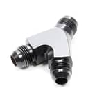 Y Adapter Fitting; Size: -8AN In x -8AN x -8AN