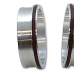 Aluminum Weld Ferrules w/O-Rings 5in OD Pairs