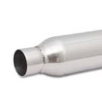 Bottle Style Resonator 2 .5in inlet/outlet x 18in