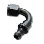 -8AN Push-On 120 Degree Hose End Elbow Fitting