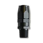 -6AN Male NPT Straight H ose End Fitting; Pipe Th