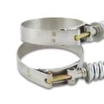Stainless Spring Loaded T-Bolt Clamps 3.53-3.83