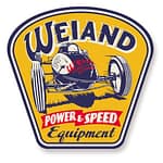 Weiand Metal Sign