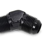 10an Male 45 degree to 1/2 Npt Fitting Black