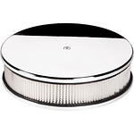Air Cleaner 10in Round Polished - DISCONTINUED