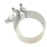 Exhaust Clamp, Accuseal, Band Clamp, 2-3/4 in Diameter, Stainless, Natural, Each