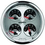 5in Quad Gauge w/0-90ohm Electric American Muscle - DISCONTINUED
