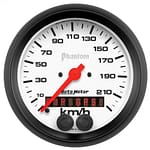3-3/8 Speedometer 225KMH GPS Phantom Series - DISCONTINUED