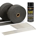Exhaust & Pipe Wrap Kit Black w/Black High Temp - DISCONTINUED