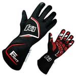 Gloves Flight Medium Black-Red