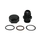Positive Seal Vented Fitting 8an - Black