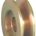 Pulley 1-V Yellow Zinc 2-3/8in OD