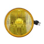 Headlight LED Sealed 5.75 Round Yellow Each