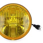 Headlight LED Sealed 7in Round Yellow Each