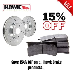 hawk brakes 15% off