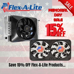 flex a lite 15% off (memorial day sale)