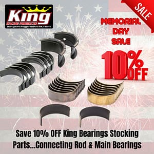 king bearings 10% off (memorial day sale)