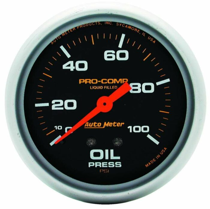 Autometer Pro Comp Oil Pressure Gauge