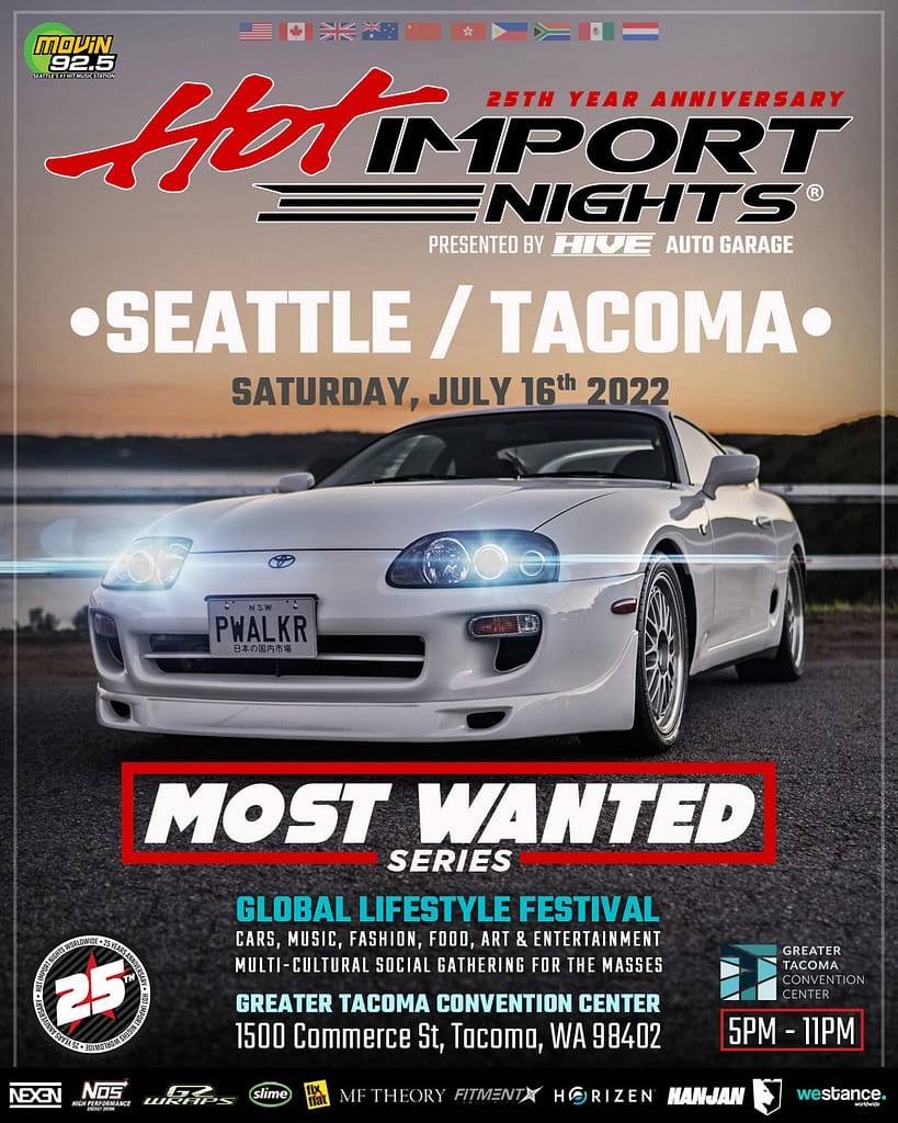 Hot Import Nights Saturday, July 16 2022